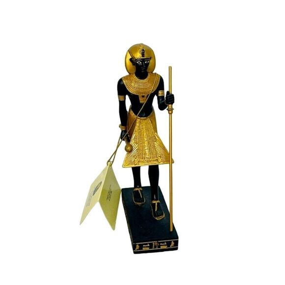 Egyptian Guardian Statue of King Tutankhamun Sculture by Veronese 8" - Picture 1 of 7